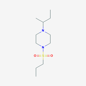 molecular formula C11H24N2O2S B12504895 1-(Butan-2-yl)-4-(propylsulfonyl)piperazine 