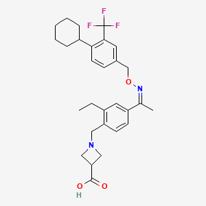 molecular formula C29H35F3N2O3 B1250494 美卓 