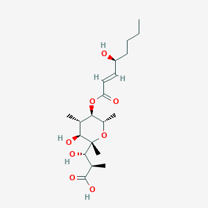 molecular formula C20H34O8 B1250498 Botcinic acid 