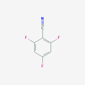 molecular formula C7H2F3N B012505 2,4,6-Trifluorobenzonitrile CAS No. 103498-69-7