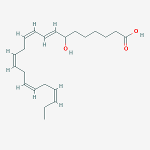 molecular formula C22H34O3 B1250501 (8E,10Z,13Z,16Z,19Z)-7-羟基二十二碳-8,10,13,16,19-五烯酸 