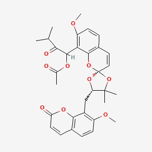 molecular formula C32H34O10 B1250502 Murramarin A 