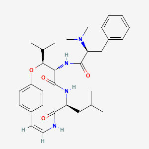 molecular formula C31H42N4O4 B1250506 Frangufoline 