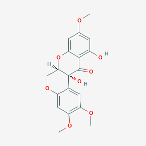molecular formula C19H18O8 B1250508 6-Deoxyclitoracetal 