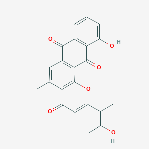 molecular formula C22H18O6 B1250525 AH-1763IIa 