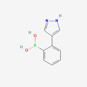 (2-(1H-Pyrazol-4-yl)phenyl)boronic acid