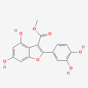 molecular formula C16H12O7 B1250527 Oryzafuran 