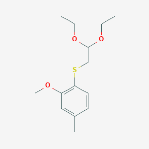 (2,2-Diethoxyethyl)(2-methoxy-4-methylphenyl)sulfane