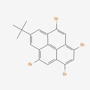 1,3,5,9-Tetrabromo-7-tert-butylpyrene