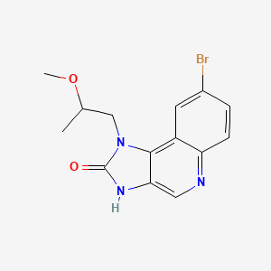 8-bromo-1-(2-methoxypropyl)-3H-imidazo[4,5-c]quinolin-2-one