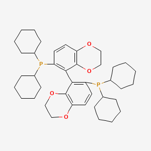 (R)-6,6'-Bis(dicyclohexylphosphino)-2,2',3,3'-tetrahydro-5,5'-bibenzo[b][1,4]dioxine