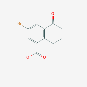 Methyl 3-bromo-5-oxo-5,6,7,8-tetrahydronaphthalene-1-carboxylate