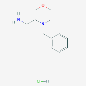 (4-Benzylmorpholin-3-yl)methanamine hydrochloride