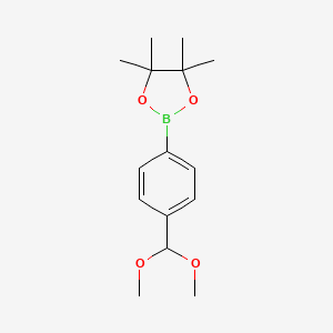 2-(4-(Dimethoxymethyl)phenyl)-4,4,5,5-tetramethyl-1,3,2-dioxaborolane