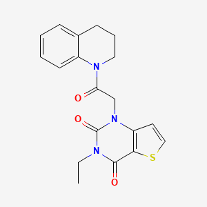 1-[2-(3,4-dihydro-2H-quinolin-1-yl)-2-oxoethyl]-3-ethylthieno[3,2-d]pyrimidine-2,4-dione