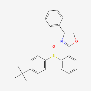 2-(2-((4-(tert-Butyl)phenyl)sulfinyl)phenyl)-4-phenyl-4,5-dihydrooxazole