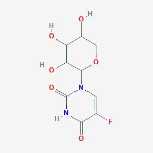 molecular formula C9H11FN2O6 B12505420 5-fluoro-1-pentopyranosylpyrimidine-2,4(1H,3H)-dione 