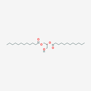 molecular formula C27H52O5 B1250546 2,3-Dilauroyl-sn-glycerol 