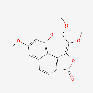 molecular formula C17H14O6 B1250558 Dioscorealide A 