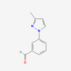 3-(3-Methyl-1H-pyrazol-1-yl)benzaldehyde