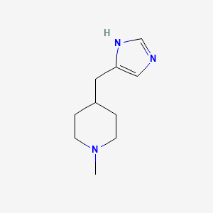 molecular formula C10H17N3 B1250565 Methimepip 