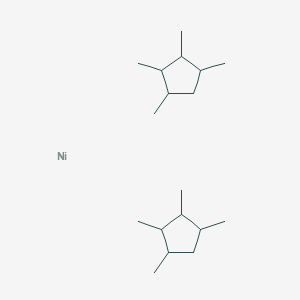 molecular formula C18H36Ni B12505668 Octamethylnickelocene dichloride 