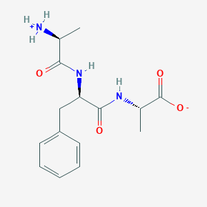 B125057 (2S)-2-[[(2R)-2-[[(2S)-2-azaniumylpropanoyl]amino]-3-phenylpropanoyl]amino]propanoate CAS No. 155114-42-4