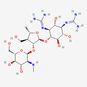 molecular formula C21H41N7O11 B1250579 Deoxydihydrostreptomycin CAS No. 26086-49-7