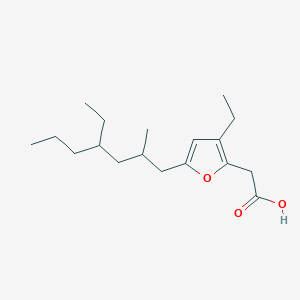 molecular formula C18H30O3 B1250589 Glanvillic acid B 