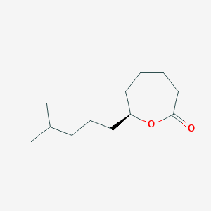 molecular formula C12H22O2 B1250594 (R)-7-Isohexyloxepane-2-one 