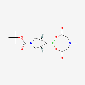 tert-butyl (1R,5S,6S)-6-(6-methyl-4,8-dioxo-1,3,6,2-dioxazaborocan-2-yl)-3-azabicyclo[3.1.0]hexane-3-carboxylate