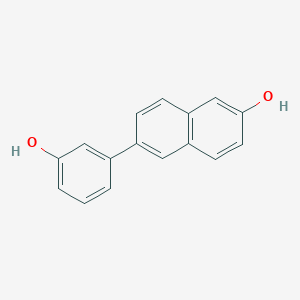 molecular formula C16H12O2 B1250597 6-(3-Hydroxyphenyl)-2-naphthol 