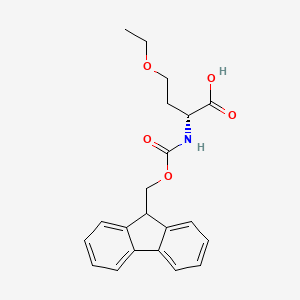 (2R)-4-ethoxy-2-{[(9H-fluoren-9-ylmethoxy)carbonyl]amino}butanoic acid