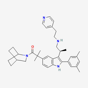 molecular formula C37H46N4O B1250598 analogue 24 [PMID: 11551758] 