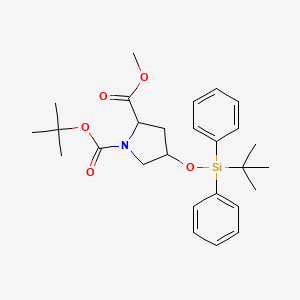 Methyl (2R,4R)-4-[(tert-Butyldiphenylsilyl)oxy]-1-Boc-pyrrolidine-2-carboxylate