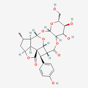 molecular formula C25H28O11 B1250604 Littoralisone 