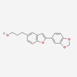 molecular formula C18H16O4 B1250606 Demethoxyegonol CAS No. 53279-35-9