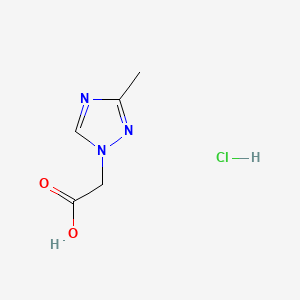 2-(3-Methyl-1H-1,2,4-triazol-1-yl)acetic acid hydrochloride