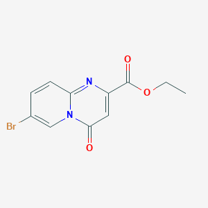 ethyl 7-bromo-4-oxo-4H-pyrido[1,2-a]pyrimidine-2-carboxylate