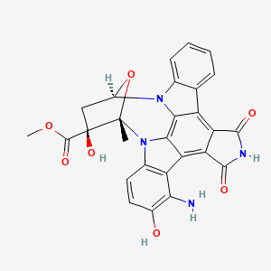 molecular formula C27H20N4O7 B1250640 Indocarbazostatin D 