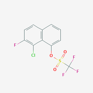 (8-Chloro-7-fluoro-1-naphthyl) trifluoromethanesulfonate