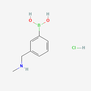 (3-((Methylamino)methyl)phenyl)boronic acid hydrochloride