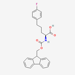 Fmoc-(2S)-2-amino-5-(4-fluorophenyl)pentanoic acid