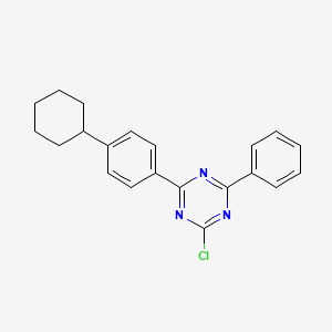 2-Chloro-4-(4-cyclohexylphenyl)-6-phenyl-1,3,5-triazine