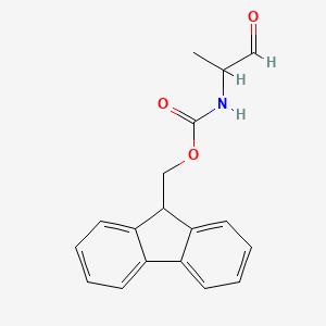 9H-Fluoren-9-ylmethyl N-(1-oxopropan-2-YL)carbamate