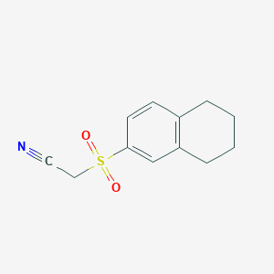 (5,6,7,8-Tetrahydronaphthalen-2-ylsulfonyl)acetonitrile