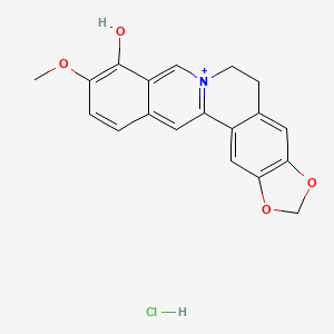 17-Methoxy-5,7-dioxa-13-azoniapentacyclo[11.8.0.02,10.04,8.015,20]henicosa-1(13),2,4(8),9,14,16,18,20-octaen-16-ol;hydrochloride