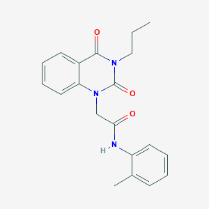 2-(2,4-dioxo-3-propyl-3,4-dihydroquinazolin-1(2H)-yl)-N-(2-methylphenyl)acetamide