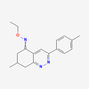 N-ethoxy-7-methyl-3-(4-methylphenyl)-7,8-dihydro-6H-cinnolin-5-imine