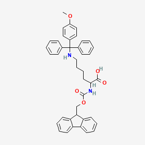 (R)-2-((((9H-Fluoren-9-yl)methoxy)carbonyl)amino)-6-(((4-methoxyphenyl)diphenylmethyl)amino)hexanoic acid